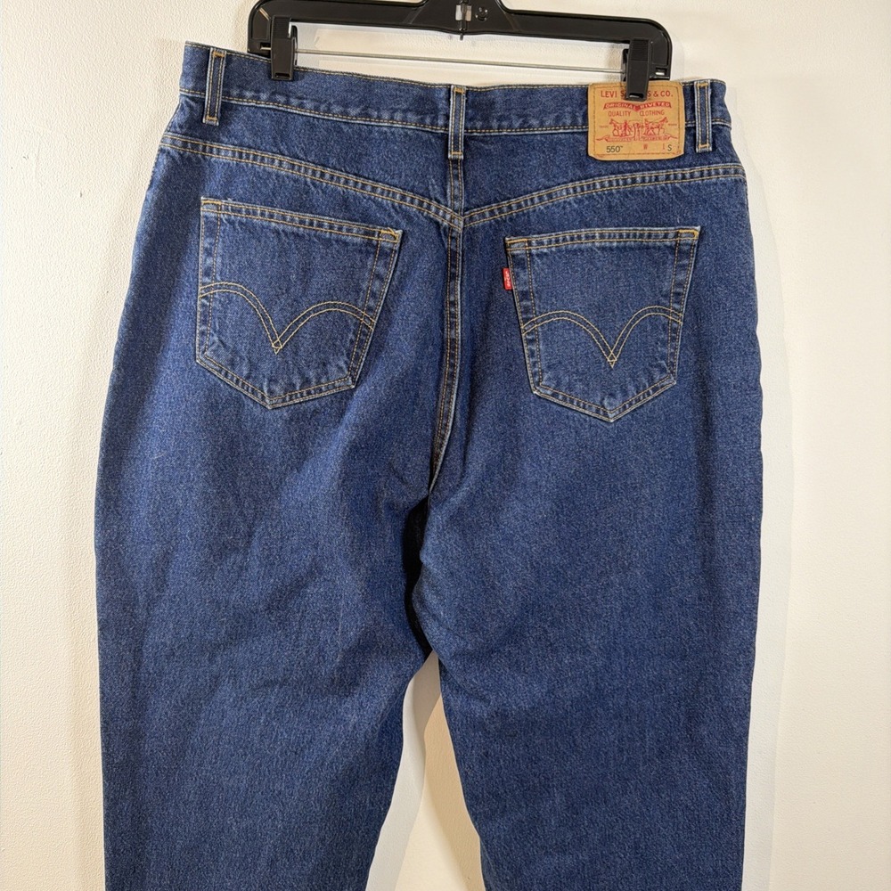 Levi's 550 Relaxed Fit Tapered Leg Jeans Womens 18 Short 100%‎ Cotton Mexico - Picture 3 of 10
